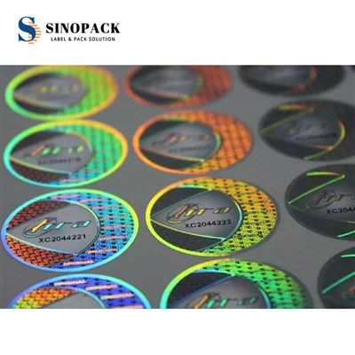 Autocolant cu hologramă anti-fals