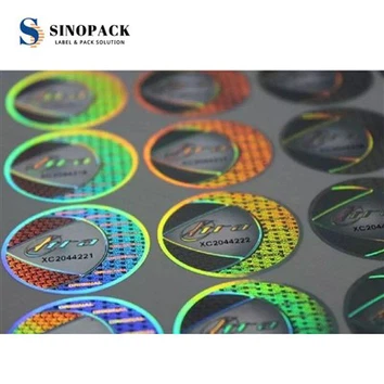 Autocolant cu hologramă anti-fals